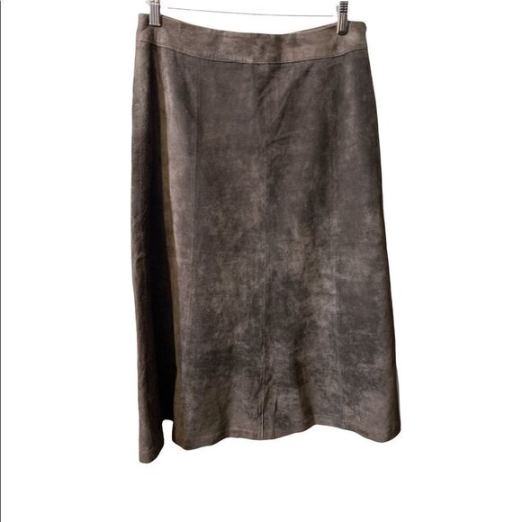 Pursuits Ltd. Suede Maxi Skirt - Picture 1 of 7